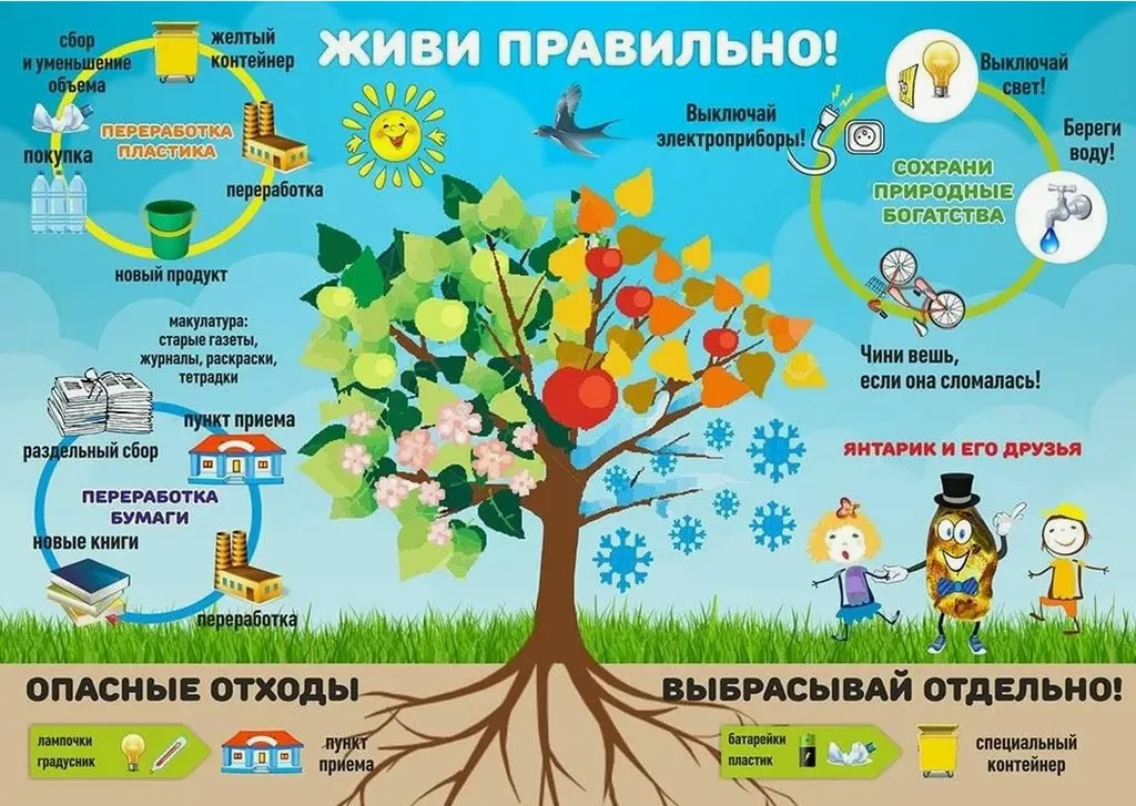 Памятка Живи правильно